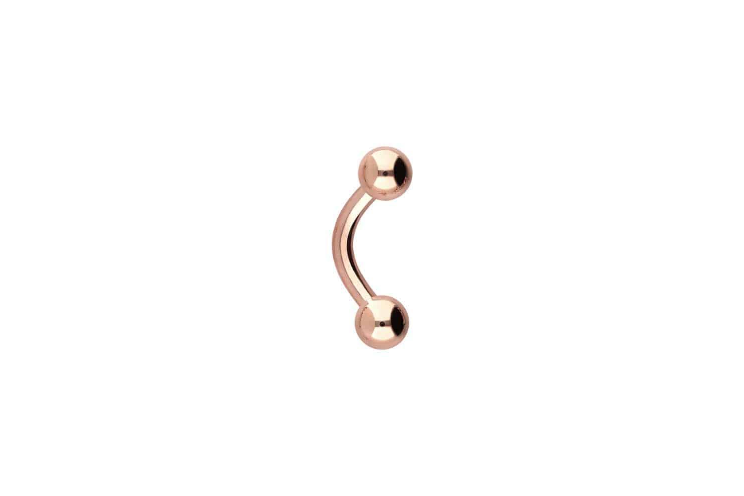 Chirurgenstahl Piercing Banane